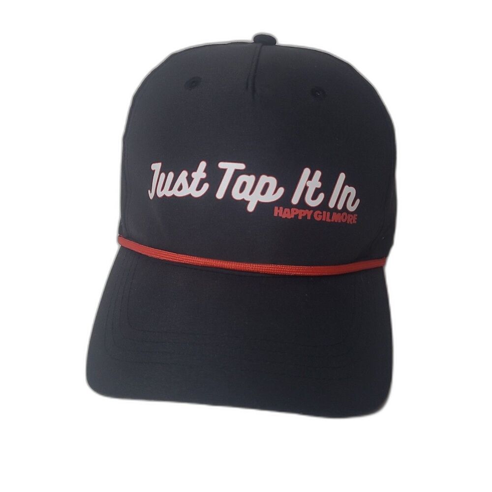 Happy Gilmore Just Tap it in Golf hat Snapback Rope brim